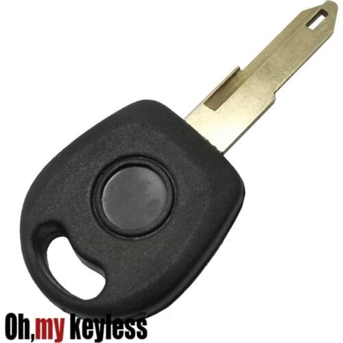 20pcs/lot Uncut key case for peugeot transponder chip key shell replacement key case