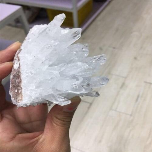 200g drop shipping Natural clear quartz Crystal gemstone cluster meditation reiki healing crystal gemstone flower wholesale