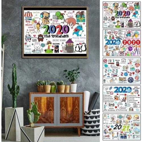 2020 Christmas Puzzle Adult Puzzle Family Decoration Family Entertainment Indoor Activities to Commemorate This Rare Year