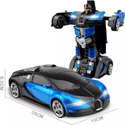28CM 1:14 RC Car Robot 2.4Ghz Induction Transformation Robot Gesture Sensing Deformation Remote Control Toys Cars for Children