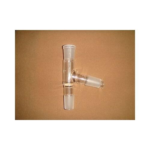 29/32,Glass distillation head,Three way adapter,75 bend,Lab Glassware