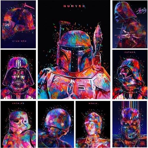Diamond Painting Disney Star Wars Marvel 5D Diamond Embroidery Full Drill Mosaic DIY Cross Stitch Kits Home Decor Cuadros