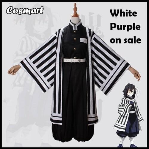 Anime Demon Slayer Kimetsu no Yaiba Iguro Obanai Haori Coat Top Cosplay Costume Battle Suit Team Halloween Outfit For Adult