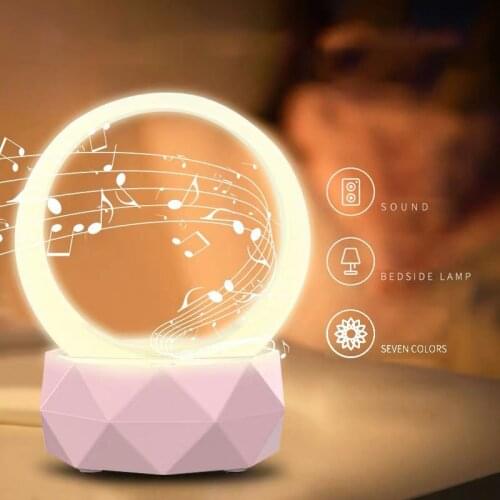 Mother And Baby Lamp Wireless Bluetooth Speaker Portable Speaker Subwoofer Wireless Bluetooth Audio Creative Colorful Light Smal