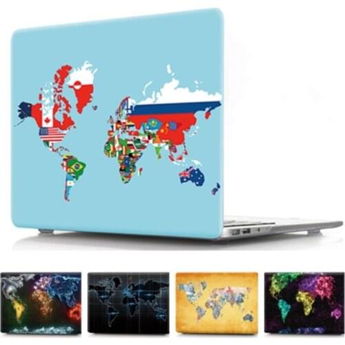 Laptop Case for Huawei Matebook D 14 D14 2020 Matte World Map Flag Mney Cover for Matebook D 15 D15 13 inch 2020 Magicbook 14 15