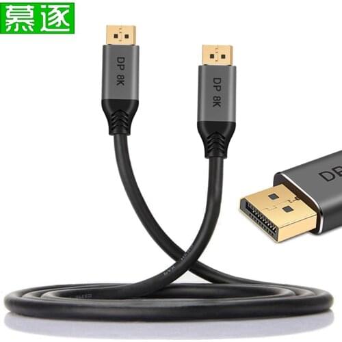 DisplayPort 1.4 Cable 8K 4K HDR 60Hz 144Hz 32.4Gbps DisplayPort Adapter For Video PC Laptop TV DP 1.4 1.2 Display Port 1.2 Cable