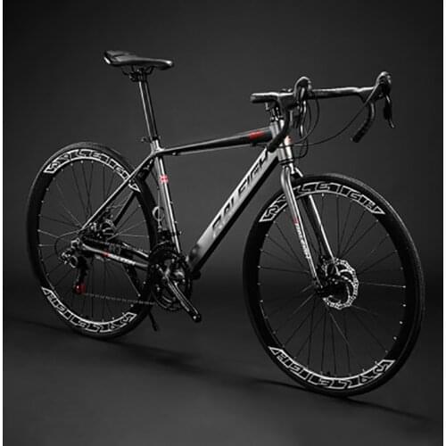 24/27/30 speed Road bike Aluminum Alloy curved handle Integrated hydraulic disc brake High strength steel front fork Adult Bike