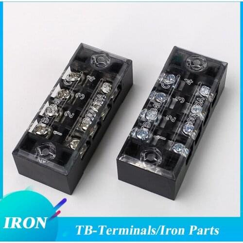 1pc 25A 600V Dual Row Barrier Screw Terminal Block Strip Wire Connector Wiring tool Wire Connector TB Series