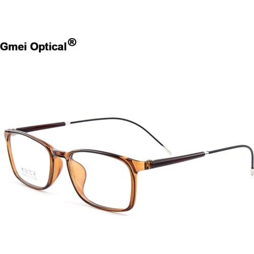Gmei Optical Flexible Men Glasses Frames Women Ultralight TR90 Plastic Eyewear Prescription Eyeglass Myopia Optical Frame M3003