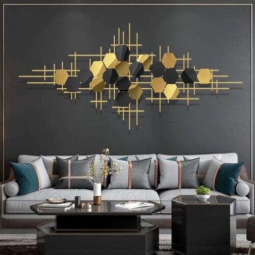 Metal Wall Decoration New Chinese Creative Iron Art Pendant Living Room Wall Decoration Dining Room Wall Jewelry Pendant