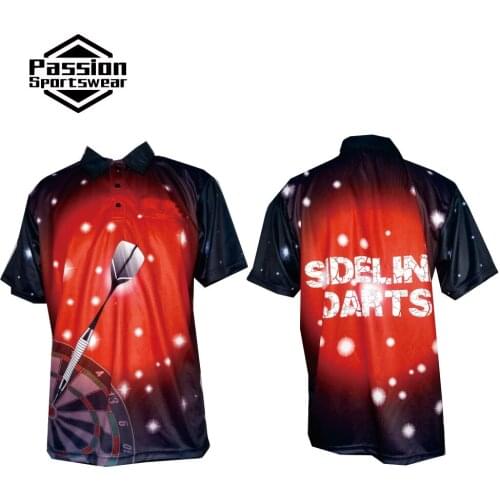 MOQ 5pcs NEW! Custom Sparkling Individuality Design Polo Dart Shirt