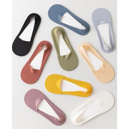 1Pairs Invisible Socks Anti Slip Summer Ultra-thin Women Socks Silicone Socks Classic Business Socks Women Shallow Mouth
