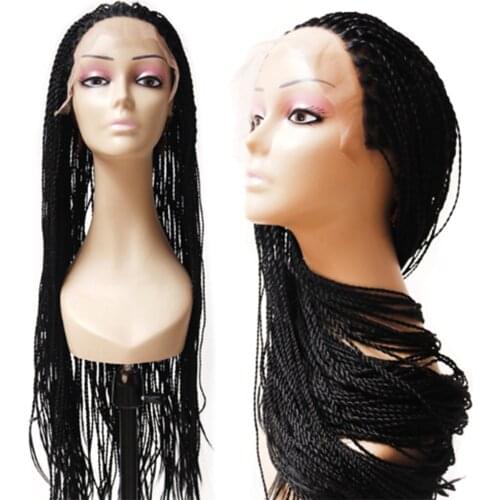Hairdressing Dolls Styling Mannequin Long Lace Front Braid Synthetic Wigs Hairdressing Training Mannequin