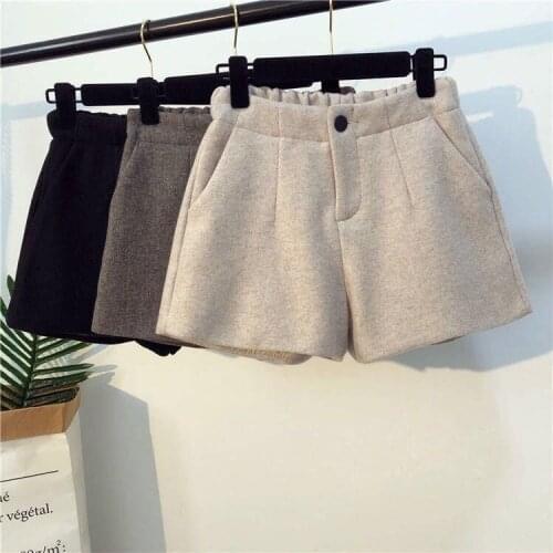 Shorts Women Casual Pants Womens Autumn And Winter Pants Straight-Leg Pants Elastic Shorts Ropa Mujer