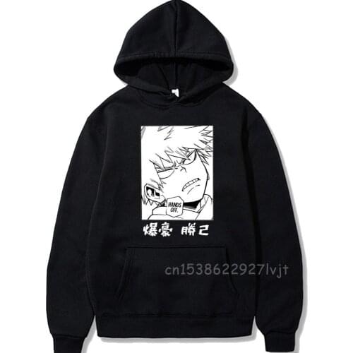 My Hero Academia Printed Long Sleeve Harajuku Hoodies Sweatshirt Women Men Hooded Pullover Premium Cotton
