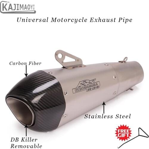 51MM Universal Motorcycle Exhaust Pipe Yoshimura R34 Modified escape Moto For Z650 Z900 ER6N CBR1000RR CBR650F R1 R6 S1000RR