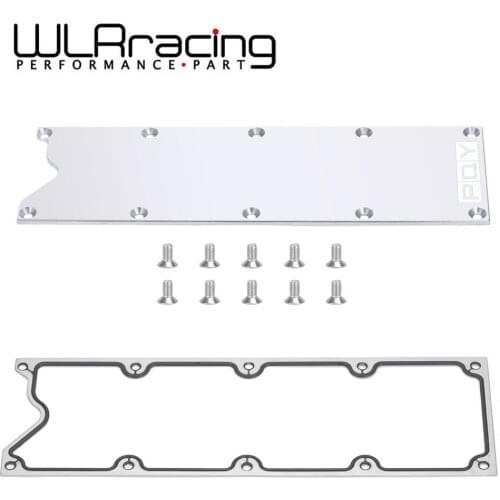WLR- For LS Gen 3 VALLEY PAN Cover with GASKET Plate Billet Low Profile Knock Sensor Delete LSX LS1 WLR-VCC04S