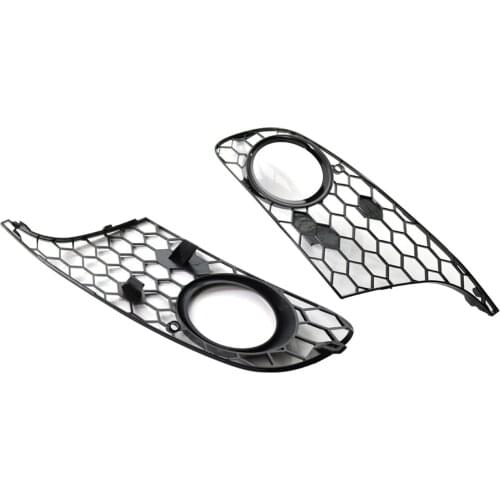 2 Piece Car Lower Fog Light Grille Grill Cover Replaces for VW Golf 6 09-13