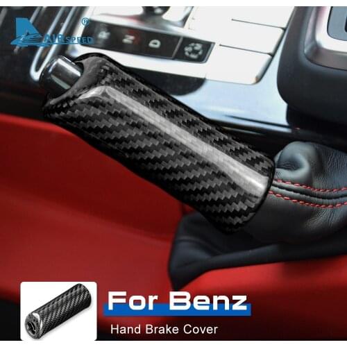 Accessories Carbon Fiber for Mercedes Benz G Class W463 2000-2019 Accessories Interior Trim Car Handbrake Grips Cover Sticker