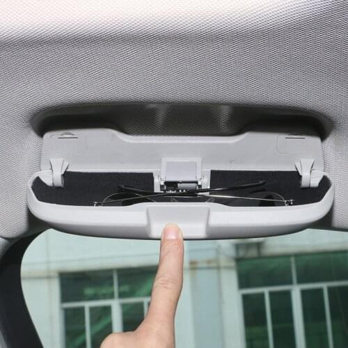Car Glasses Box Storage Holder Sunglasses Organizer Case For Audi A1 A3 A4 A5 A6 Q5 TT Q7 Q3 R8 S3 S5 S6 S7 Auto Accessories