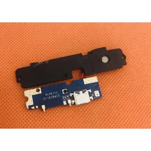 Used Original USB Plug Charge Board+Loud speaker For Bluboo S8 MTK6750T Octa Core Free shipping