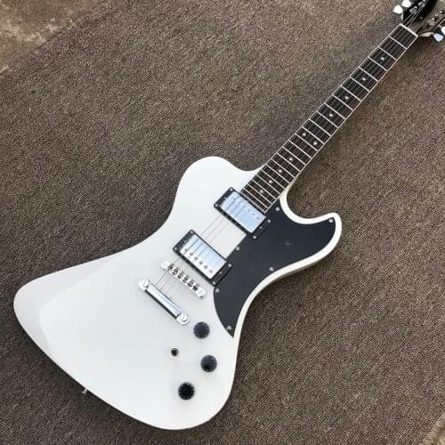 Free delivery, opposite sex electric guitar, white guitar, rosewood fingerboard , high quality electric guitar