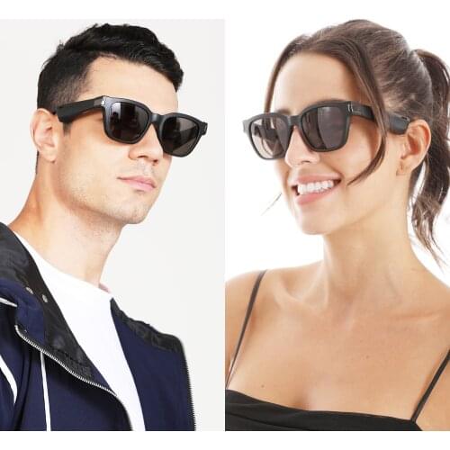 Bluetooth 5.0 Eyewear Voice call spectacles listening to music smart sunglasses optional smart glasses with prescription lenses