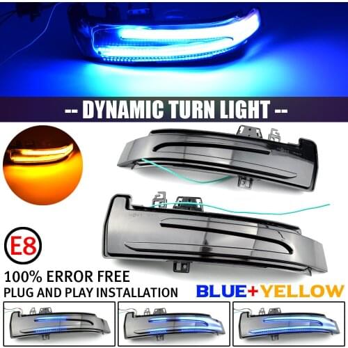 Dynamic Turn Signal Rearview Mirror Indicator Blinker Light For Mercedes Benz A B C E S CLA GLA CLS W176 W246 W204 W212 X156