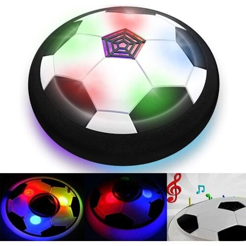 Football Colorful LED Flashing Light Air Power Soccer Night Lamp Music Ball Kids Toys Soccer Sports Team Children Birthday Gifts