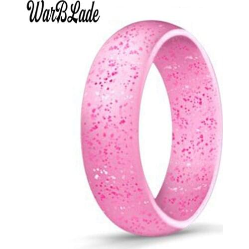 4-10 Size 5.7mm Food Grade FDA Silicone Finger Ring For Men Women Wedding Jewelry Hypoallergenic Crossfit Flexible Rubber Ring
