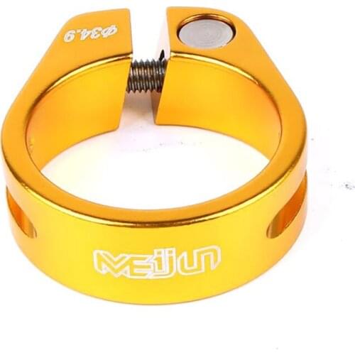 Mountain Road Bike Seatpost Clamp Aluminum Alloy Quick Release Lock Seat Post Tube Clamp