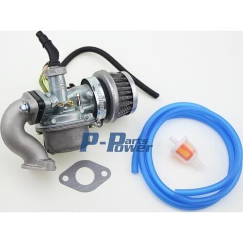 PZ19 19mm Carb Carburetor Carbrettor Air Filter Intake Pipe Gasket Fuel Line Hose For Honda CRF 50 70 90 110 125cc ATV Quad