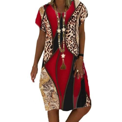 Summer Women Dress Irregular Dress Pattern Printed Smooth Surface Short Sleeve Flower Print Summer Dress Elegant Beach Dress