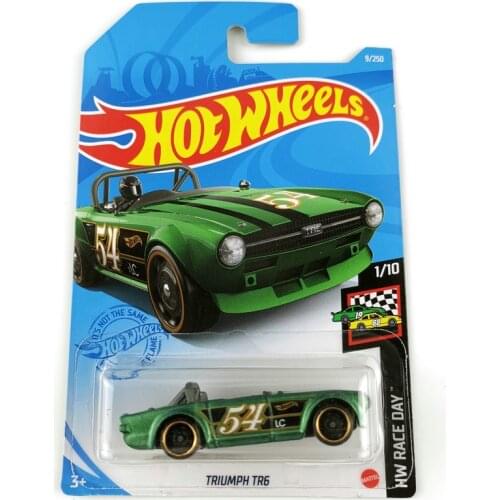 2021-9 Hot Wheels Cars TRIUMPH TR6 1/64 Metal Diecast Model Cars Kids Toys Gift