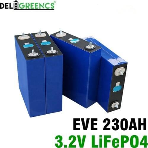 EVE 230AH LiFePO4 battery 12V Lithium Prismatic Phosphate LiPO battery pack for RV energy storage not EVE 280ah or Lishen 272AH