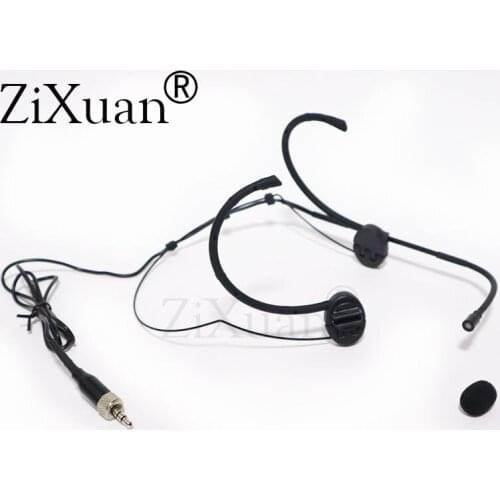 Mini Portable Folding Condenser Headset Microphone Mic For Sennheiser Wireless Bodypack Transmitter System 3.5 mm Lockable