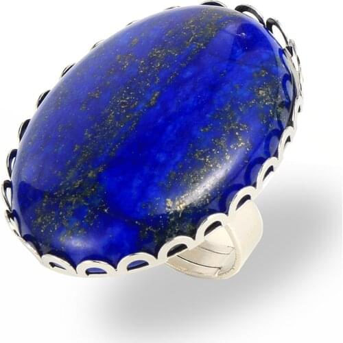 Fashion Natural Gem Stone Rings For Men Women Hyperbolic 4cm Oval Pink Crystal Onyx Opal Tiger Eye Stone Ring BOHO Party Jewelry