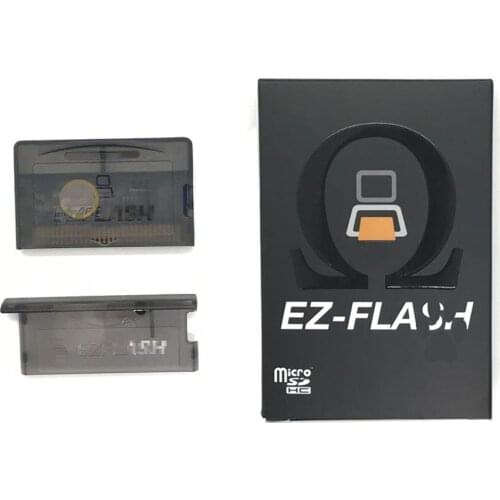 New ez flash omega for GBA GBASP GBM EZ Flash Omega EZO game cartridge card EZ 3 in 1 with EZ-refor EZ4 ez-flash real time clock