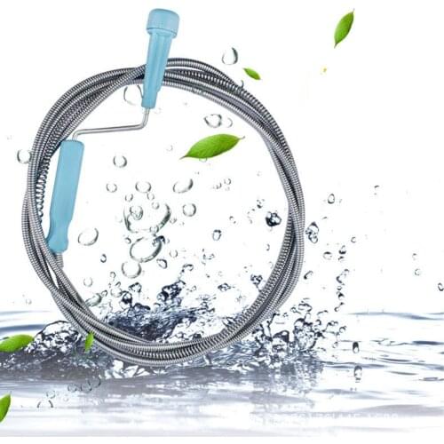 Cleaner Drain Auger Flexible Metal Spring Sink Dredge Auger Plumbing Snake Clog Remover for Bathroom Tub Toilet Sink Kitchen