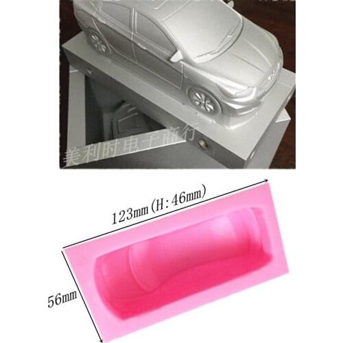 Wholesale Silicone mold K414 Size 123*56*45mm Car shape Decoration Fondant cake mold chocolate mold