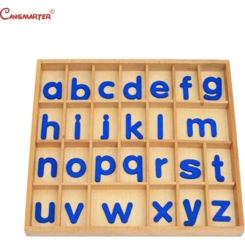 Removable Alphabet Box Games Mathematics Montessori Educational Preschool Home Baby Beech Wooden Toys Language Practices