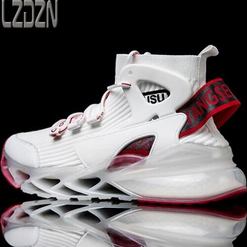 Sports Shoes Basketball Man Casual Tennis Mens Summer Trendy Sneakers Male Boots Running High-top Light Full Palm Air Cushion