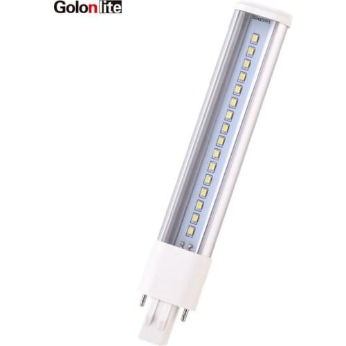 Golonlite GX23 LED Plug light for ceiling down lamp 2 4 pins G27 GX27 G23 LED PL lamp High quality low price 3000K 4000K 6000K
