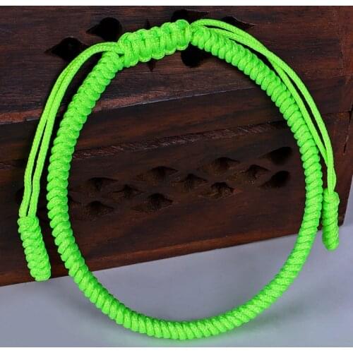 Tibetan Buddhist Lucky Charm Tibetan Bracelets & Bangles For Women Men Handmade Knots Rope Lucky Gift Bracelet