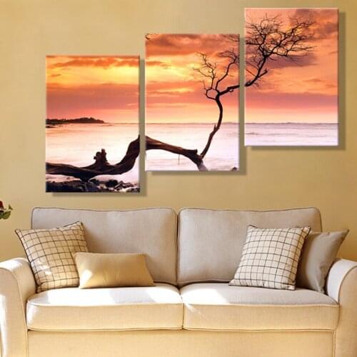 Triptych DIY 5D Diamond Painting Tree 3 pcs Needlework Craft Gift Full Square Diamond Mosaic Embroidery Scenery Home Decoration