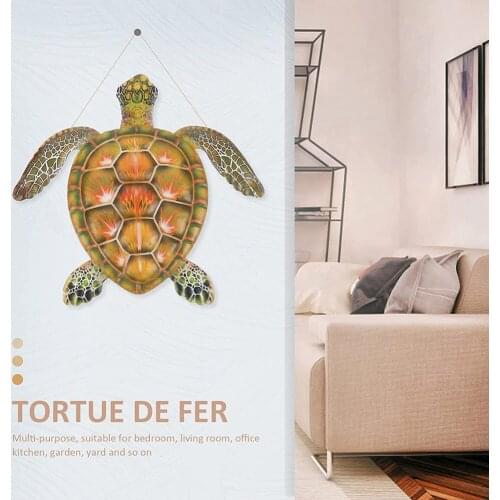 Iron Turtle Sculptures Backyard Garden Gift Crafts Porch Living Room Patio Home Exquisite Lifelike Iron Decorative