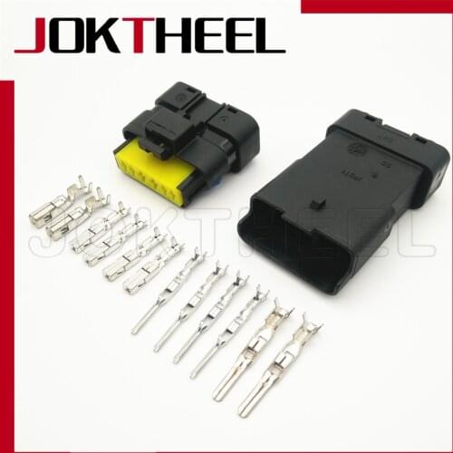 1/5/20 sets 211PL069S0049 211PC069S0049 FCI 6 pin way male female waterproof sensor connector Citroen Peugeot throttle pump Plug