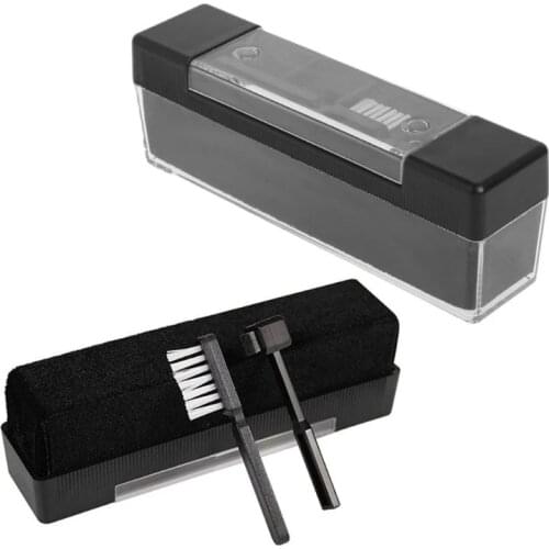 1Set Carbon Fiber Velvet Anti Static Cleaning Brush for LP Vinyl Records Tools