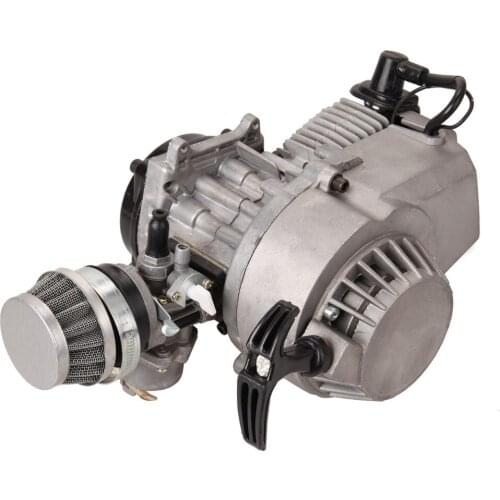 2 Stroke Pull Start Engine 25H Sprocket Motor Transmission Air Filter For 49cc Mini Pocket Pit Quad Dirt Bike ATV