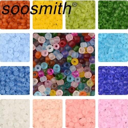 200pcs/Lot 4mm Charm Czech Glass Seed Beads DIY Bracelet Necklace Beads For Jewelry Making Accessories